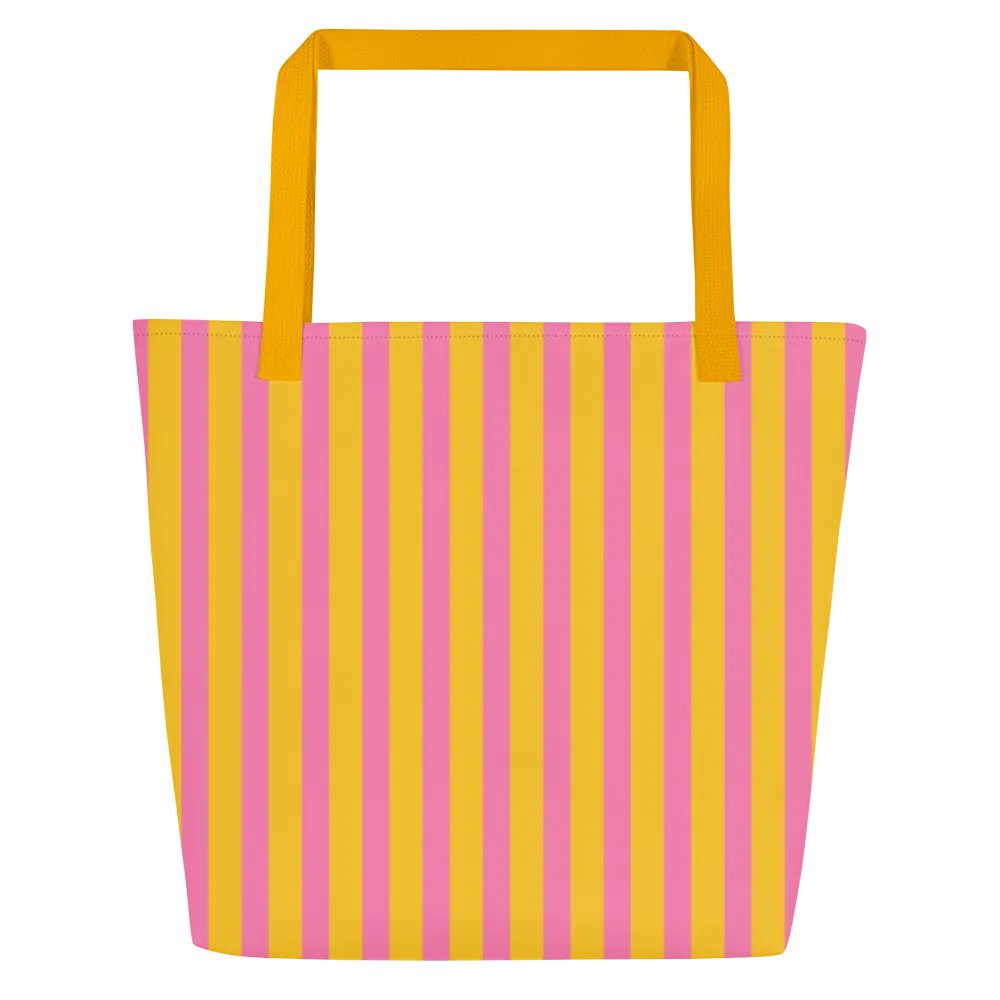 Sunset Stripes Large Tote Bag product image (3)