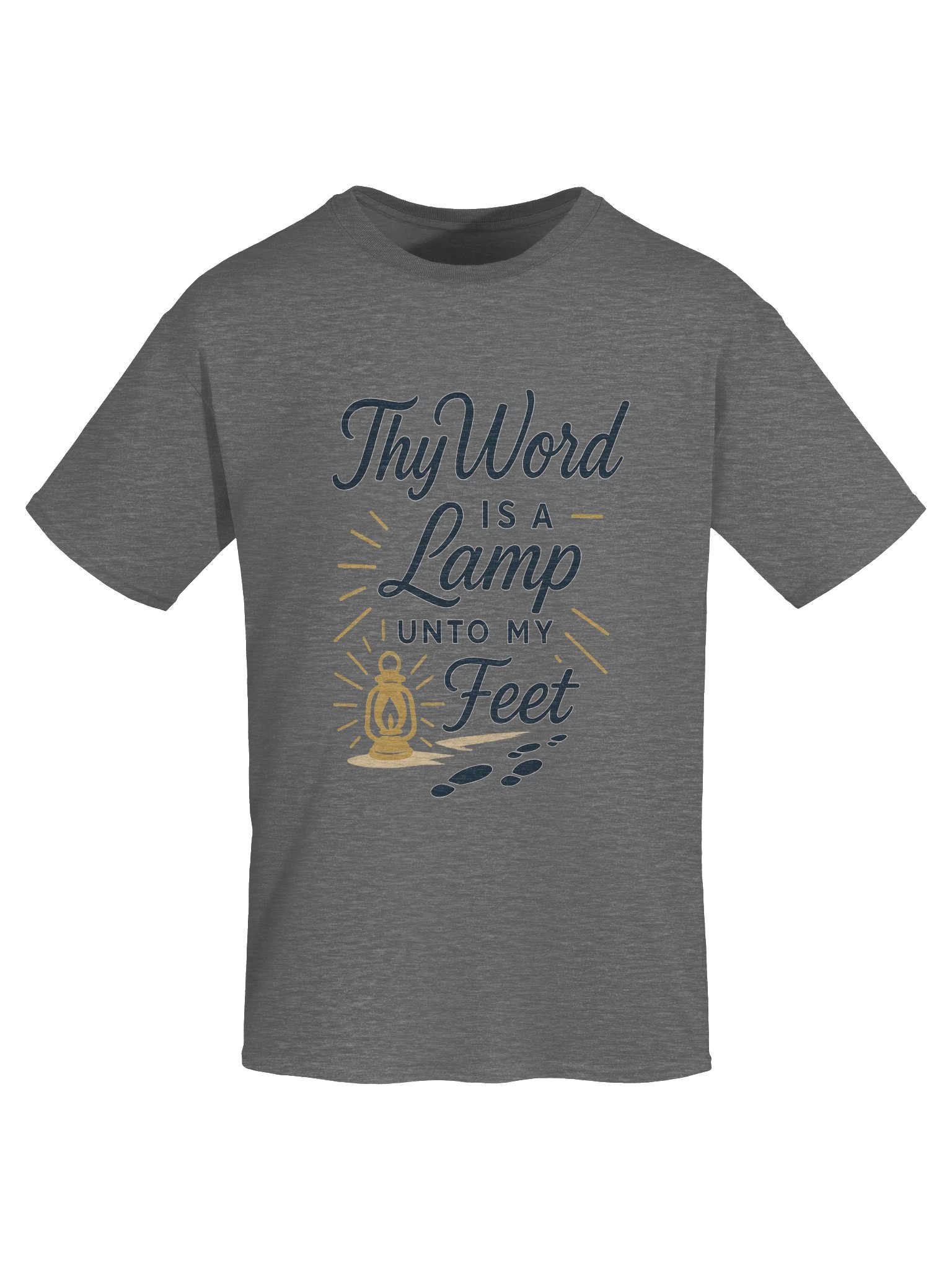Thy Word Is a Lamp Unto My Feet - Scripture T-Shirt product image (84)