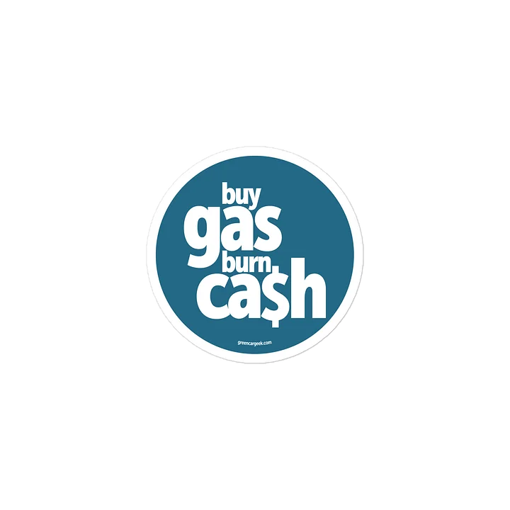 Burn Cash Sticker (Green) product image (2)