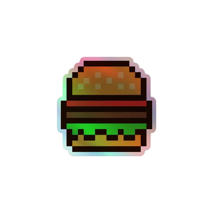 The Bun Hub Holographic Sticker product image (1)
