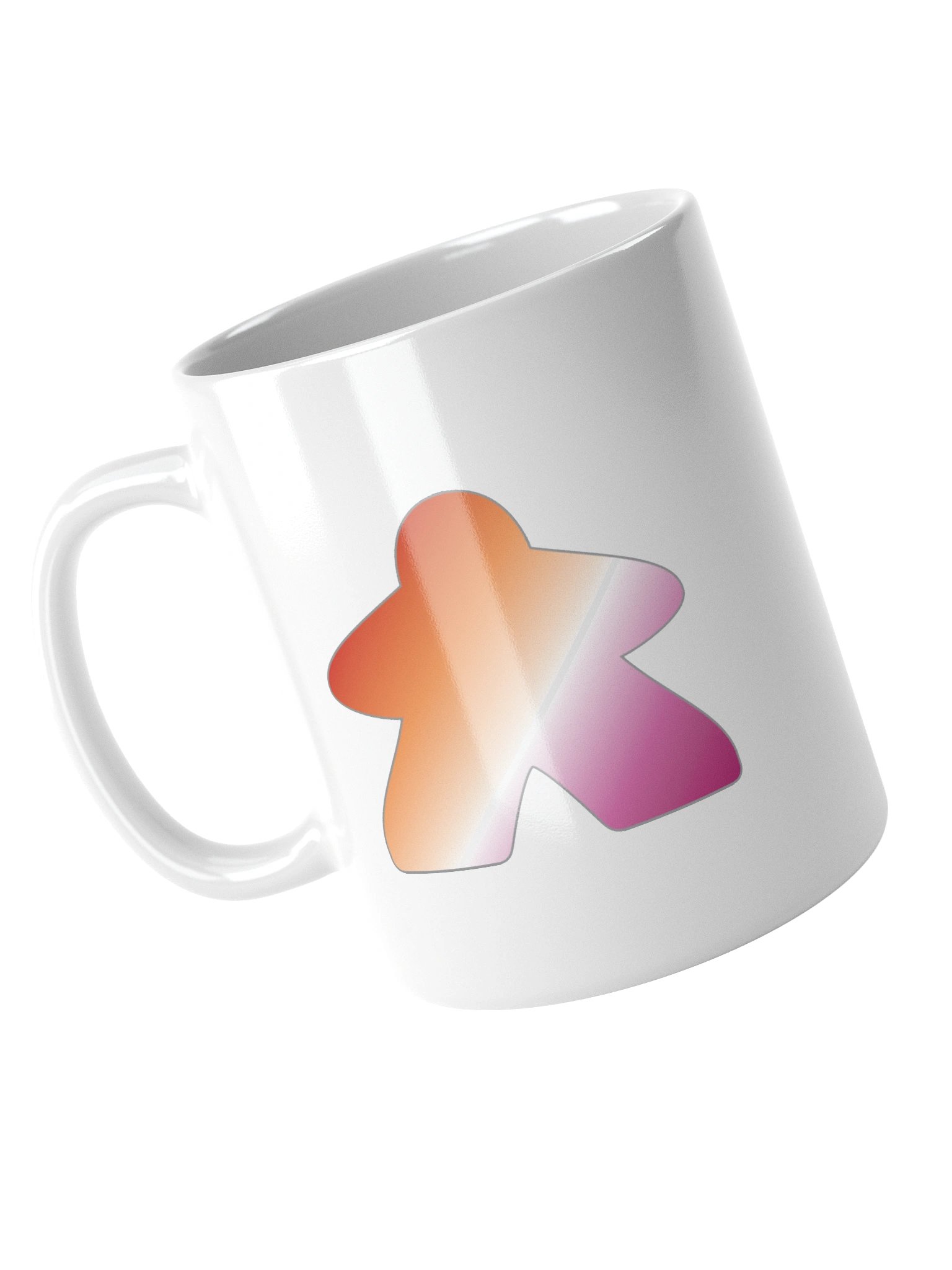 Lesbian Pride Gradient Meeple Mug product image (3)