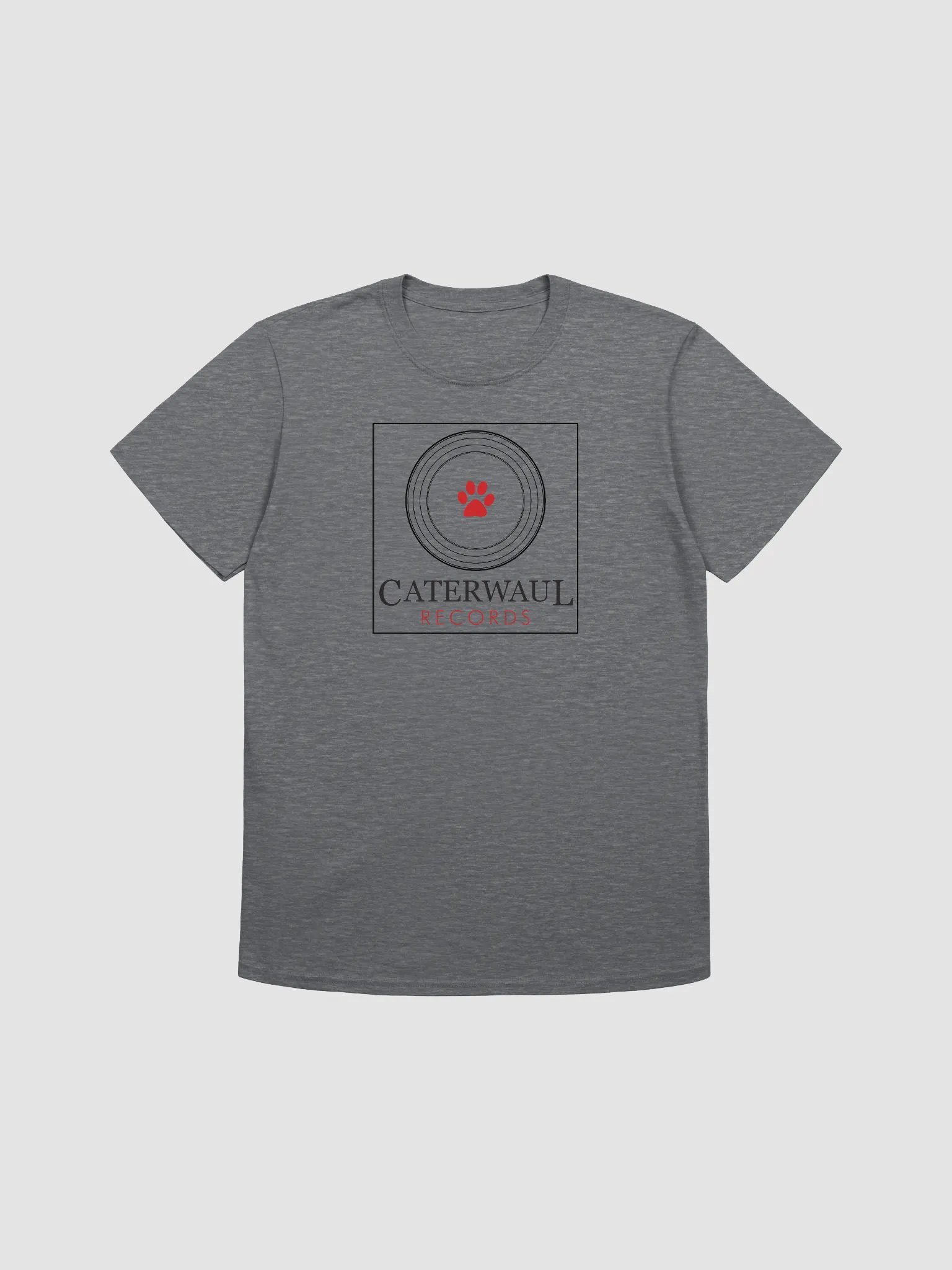 Caterwaul Records Tee - Red Paw product image (1)