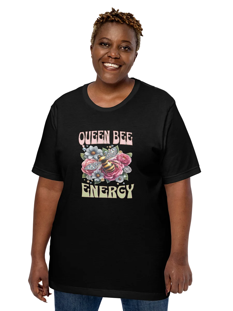 Queen Bee Energy T-Shirt | Floral Bee Design | Statement Tee product image (1)