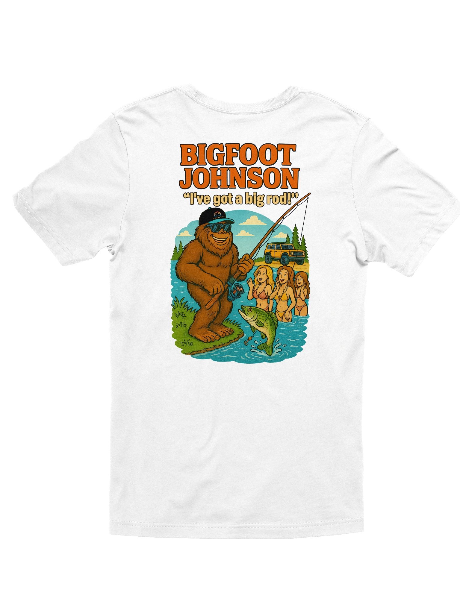 Bigfoot Johnson Big Rod Tee (White) product image (2)