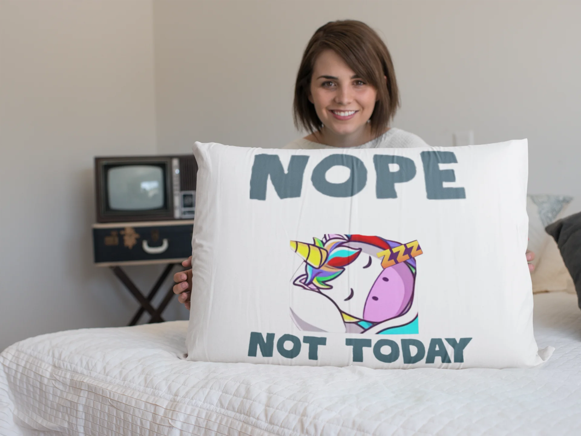 NOPE Pillow - One Side Print product image (1)
