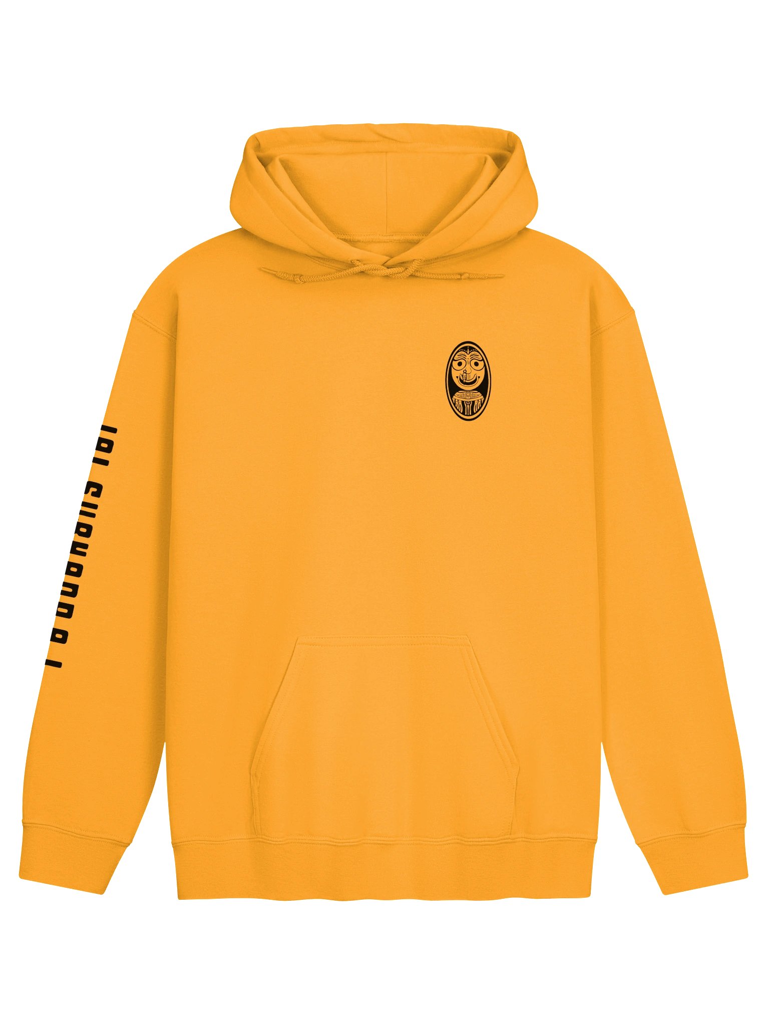 subhadra hoodie - black artwork product image (1)