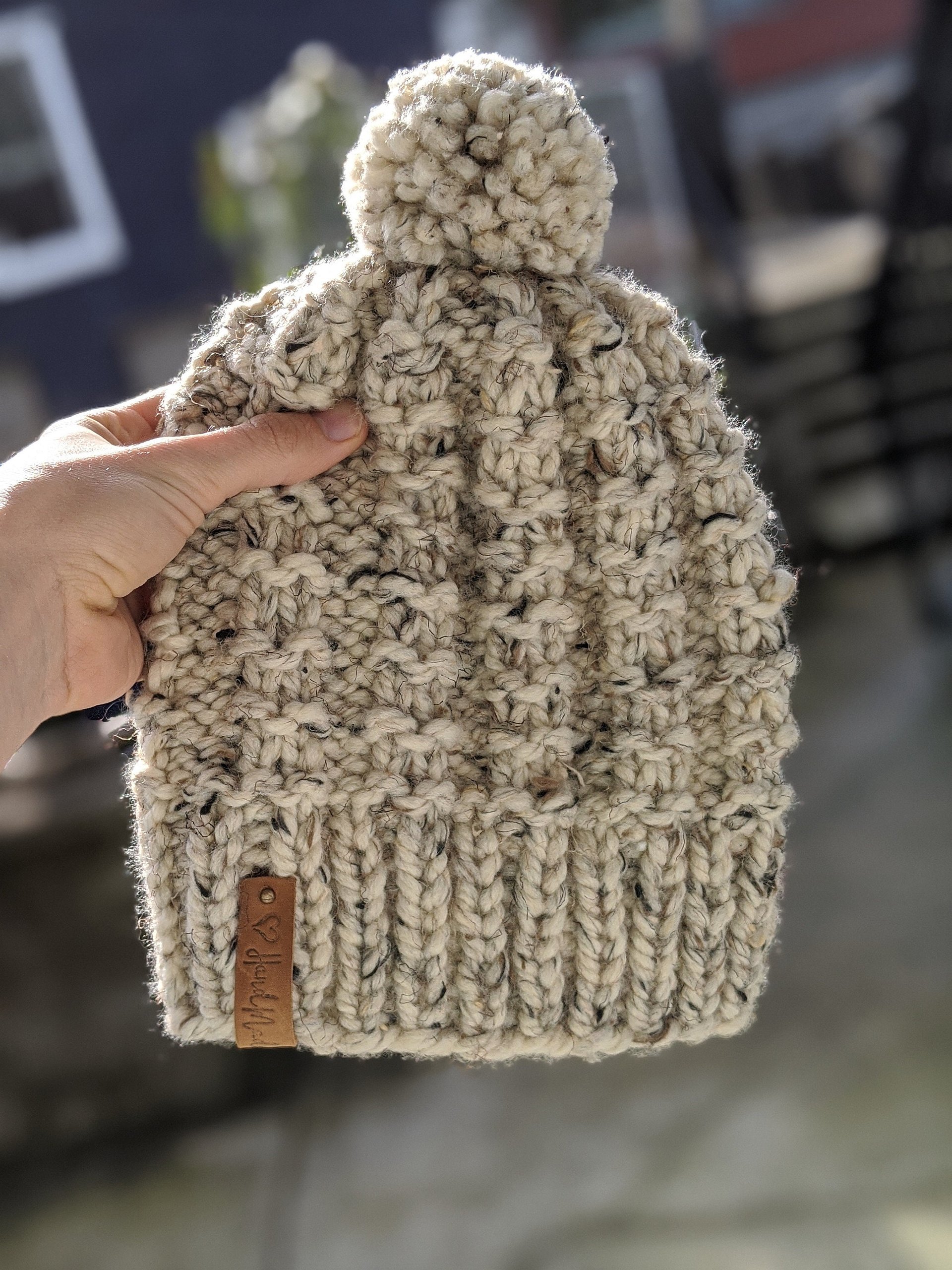 Bumpy Road & Chain Link Knit Hat Patterns Bundle product image (3)