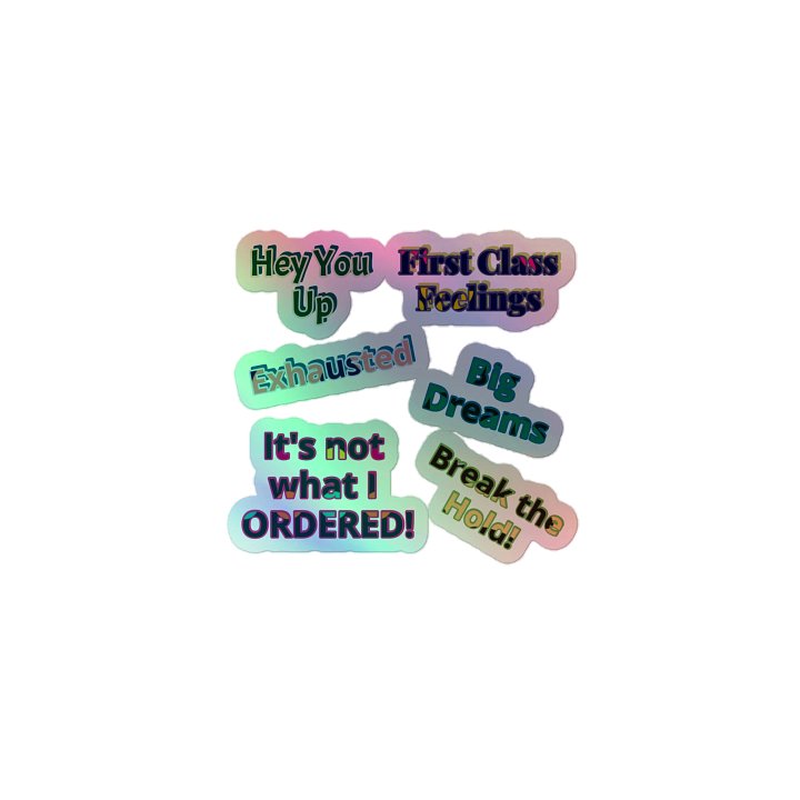 First Class Feelings Sticker Sheet product image (1)