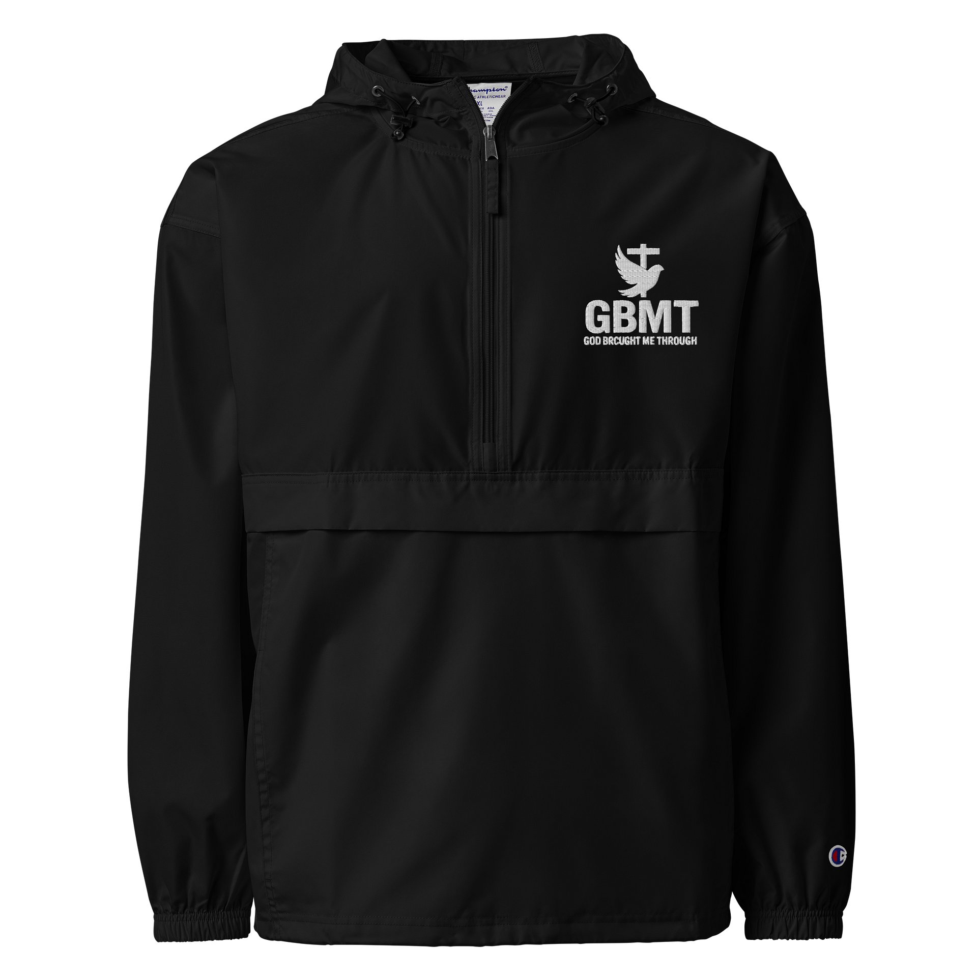 🏷️ TITLE GBMT Lightweight Windbreaker Jacket | God Brought Me Through Pullover Jacket product image (1)
