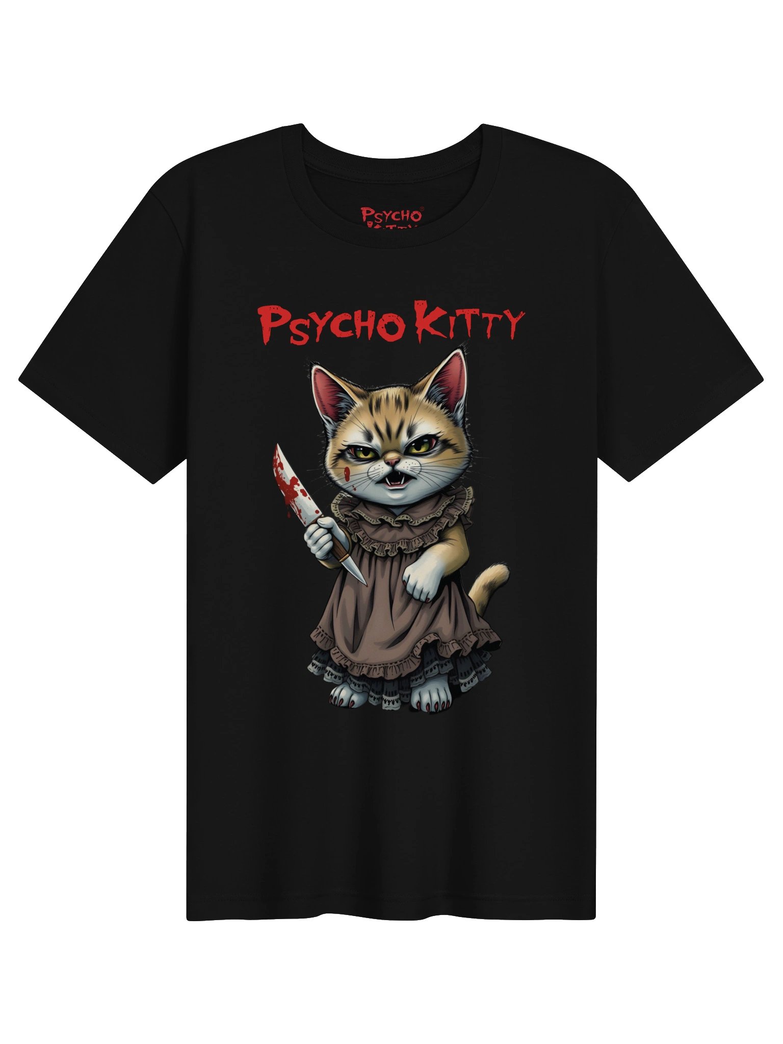 Grizelda Psycho Kitty Supersoft Unisex T-Shirt product image (1)