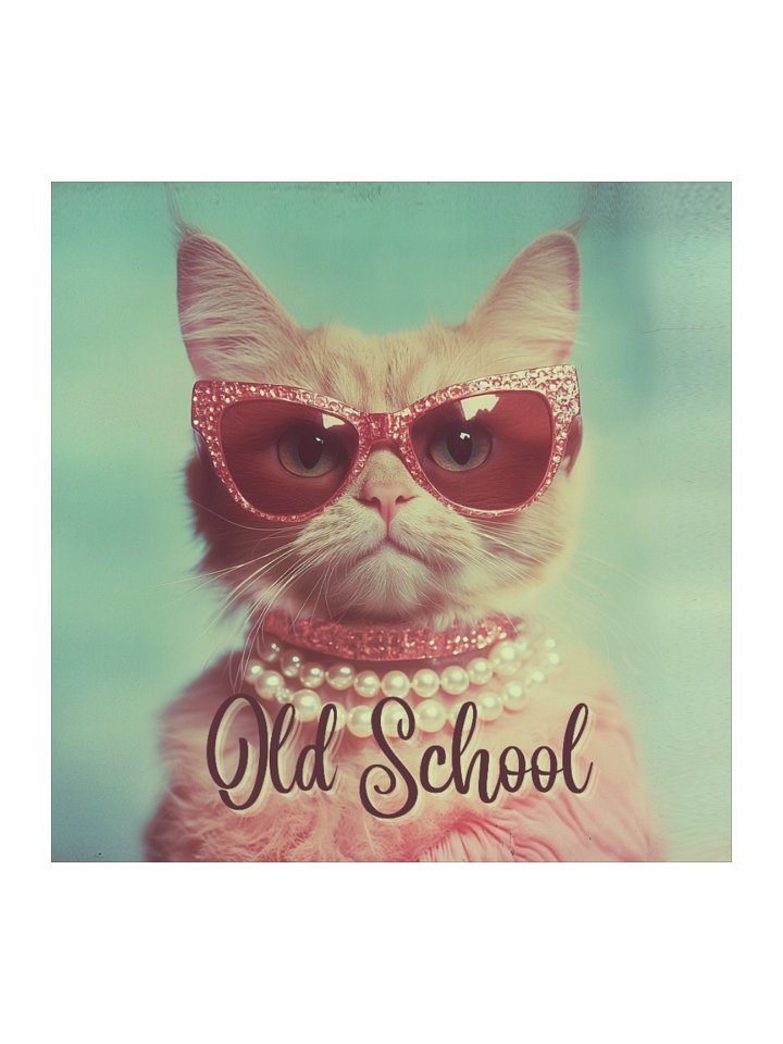 Old School Sass: Square Sticker product image (3)