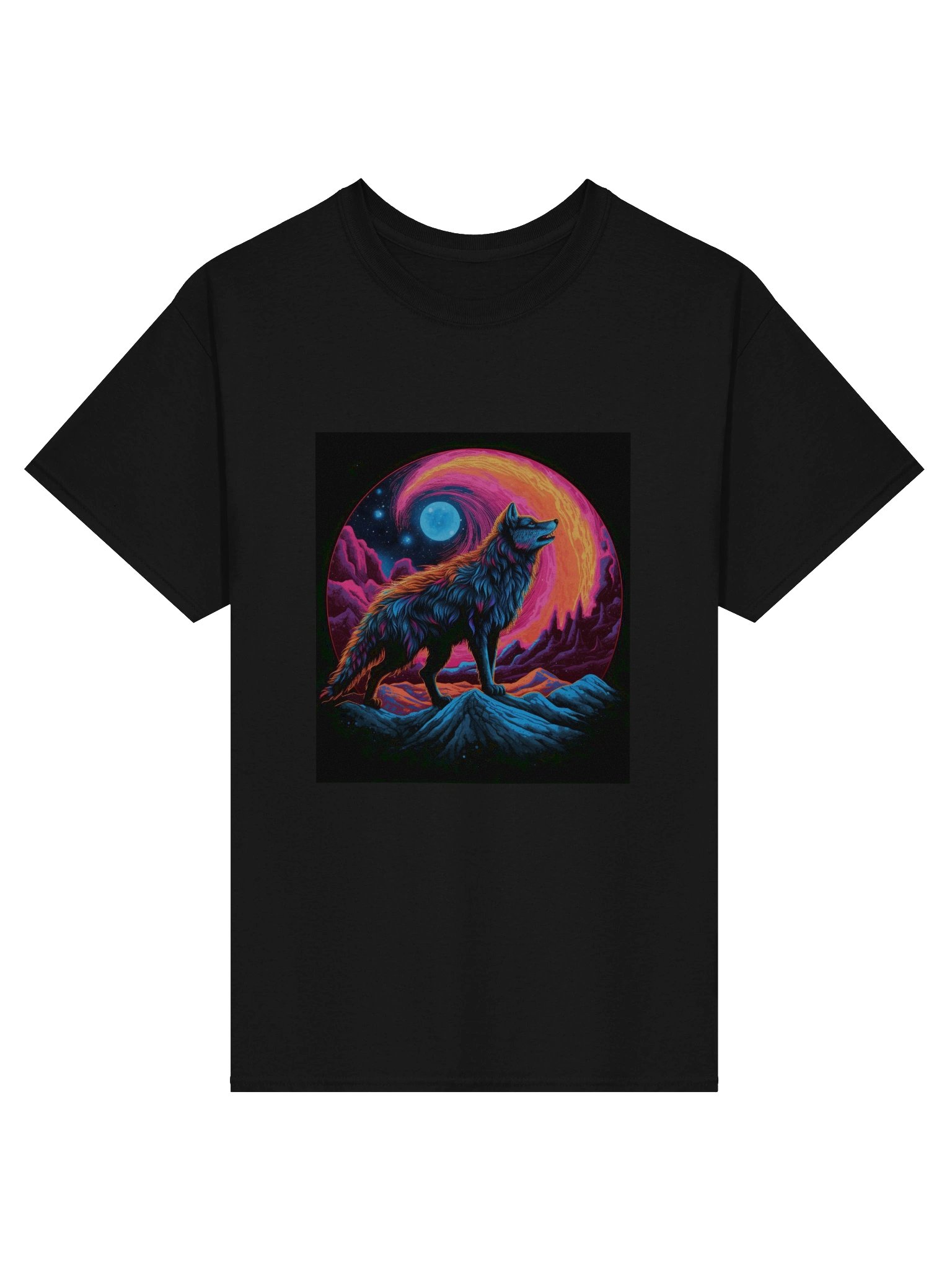 Lunar Wolf Mountain T-Shirt product image (1)