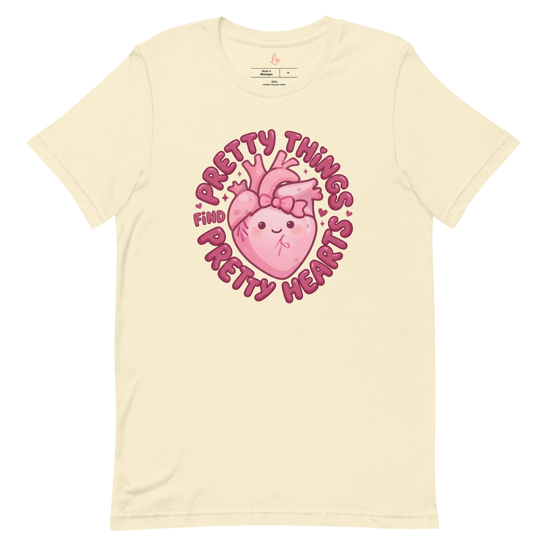 Cute Heart with Bow T-Shirt product image (6)