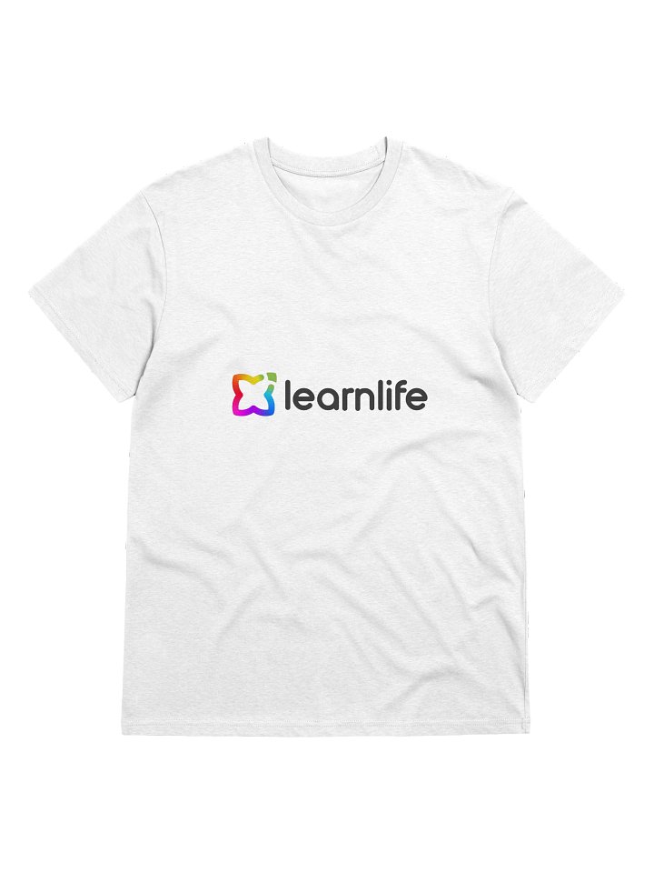 Adult/Teen Tee - Organic - Horizontal Logo - Rainbow & Charcoal product image (1)
