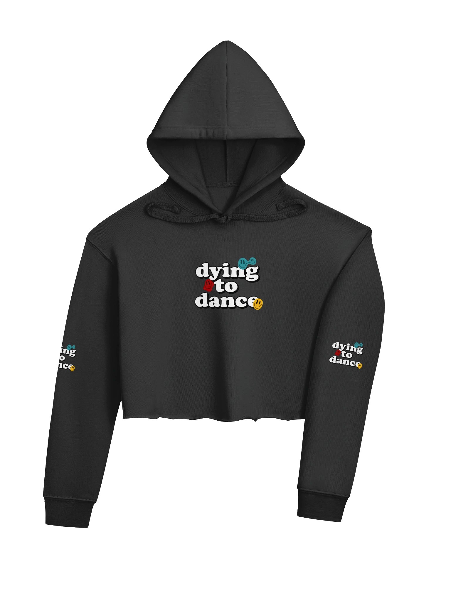 Dying to Dance Color Blob Crop Hoodie product image (4)