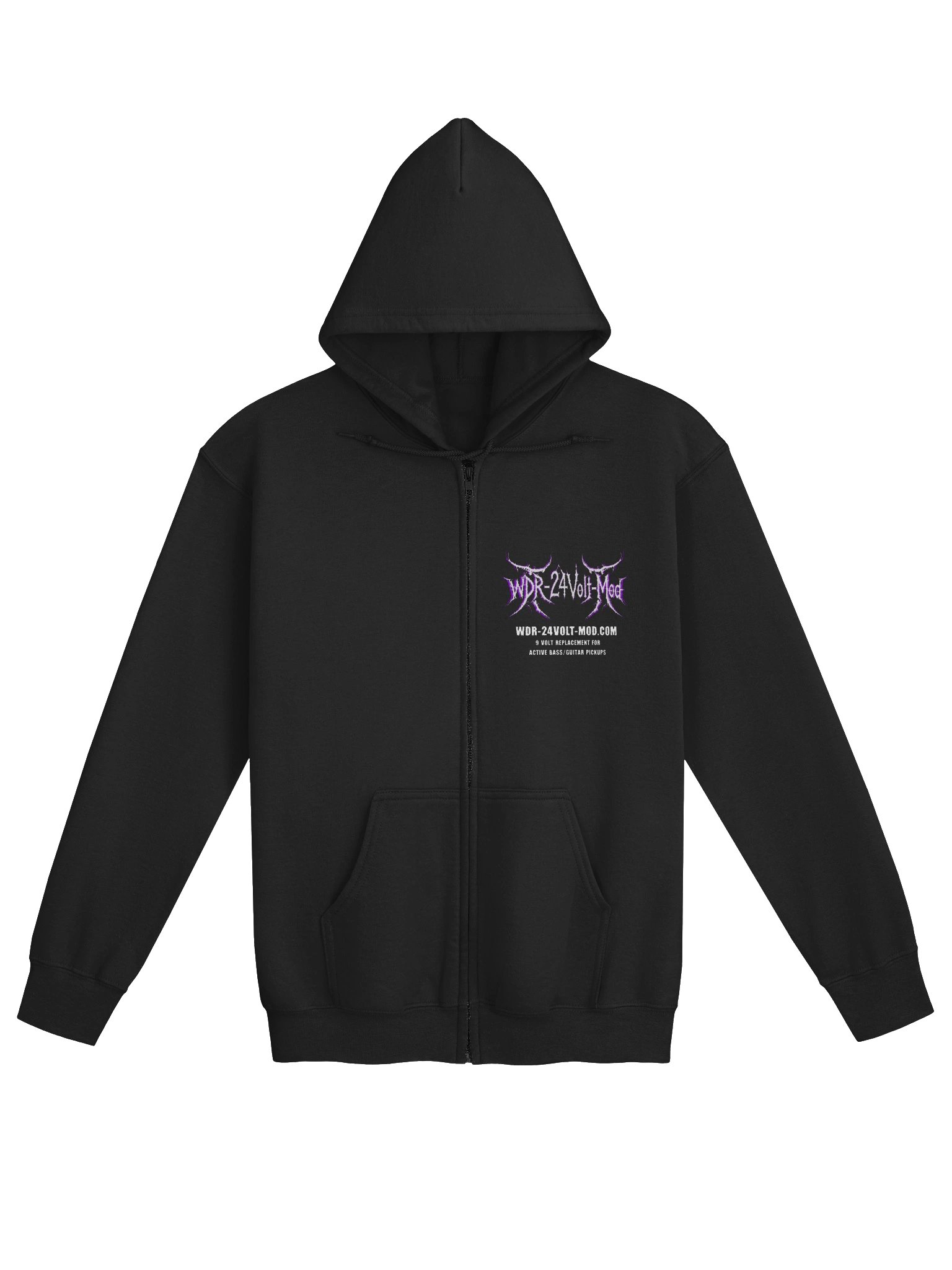 WDR-24Volt-Mod Zip-up Hoodie "Silence the Weak" (Gildan Unisex) product image (2)