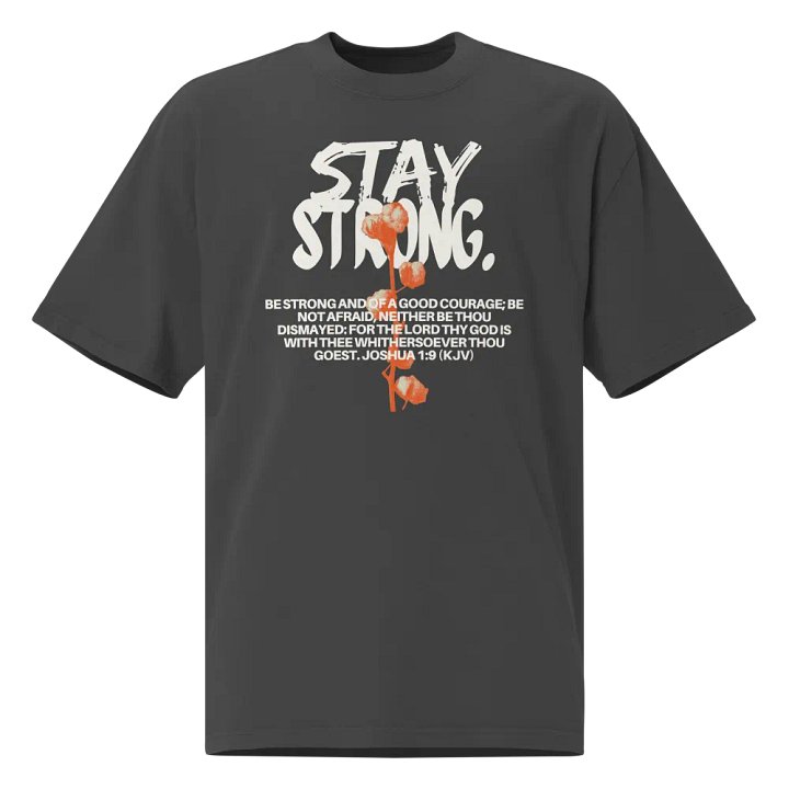 Stay Strong Premium Faded Tee product image (1)