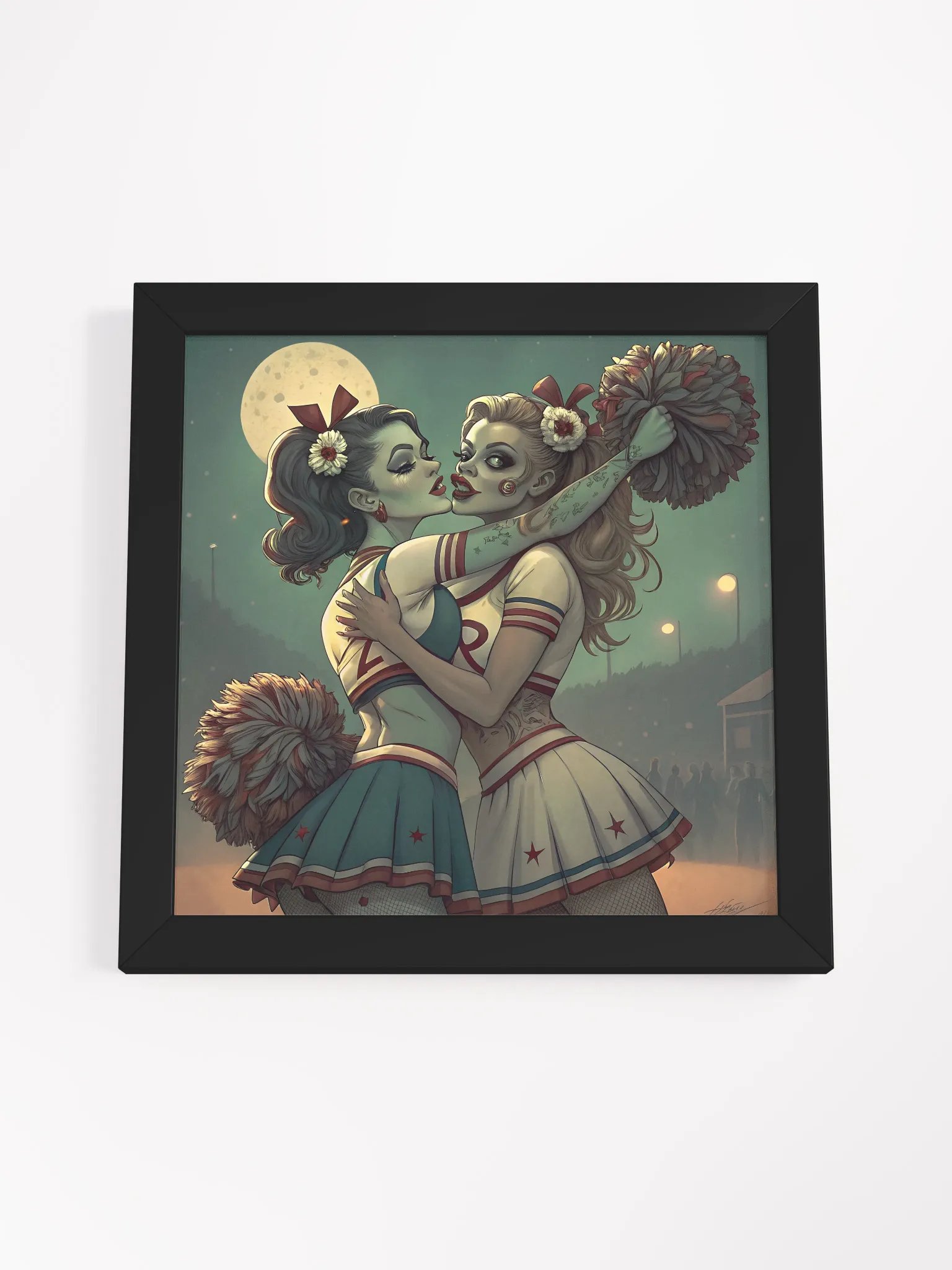Retro Pinup Zombie Cheerleaders Poster product image (15)
