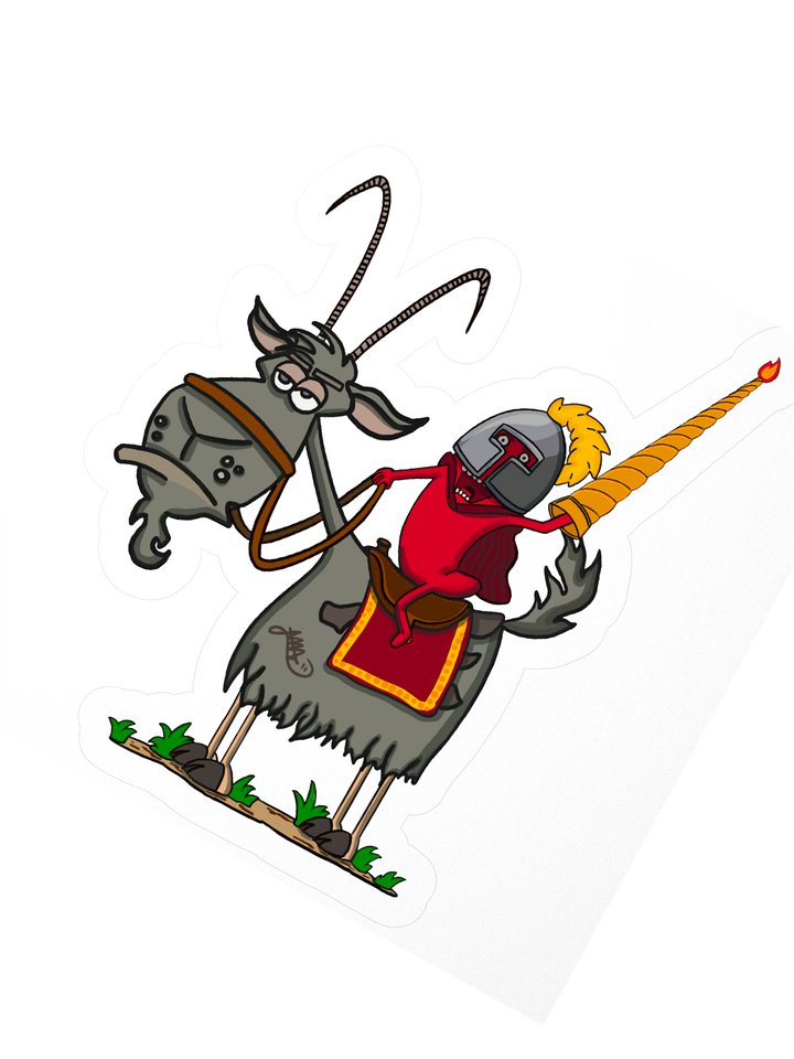 Knight Chilly & The GOAT! Kiss Cut Sticker product image (5)