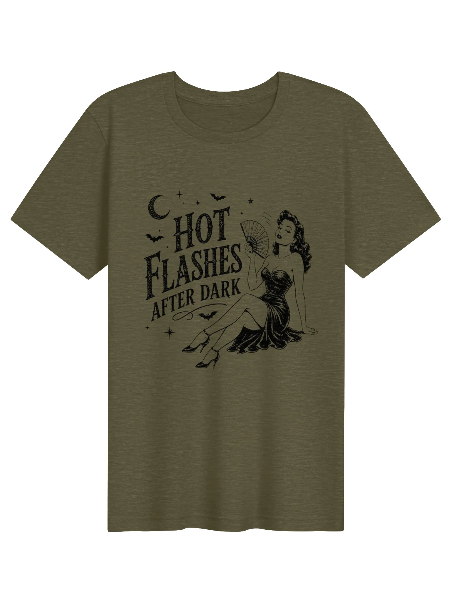 Hot Flashes After Dark | Vintage Halloween Tee product image (2)