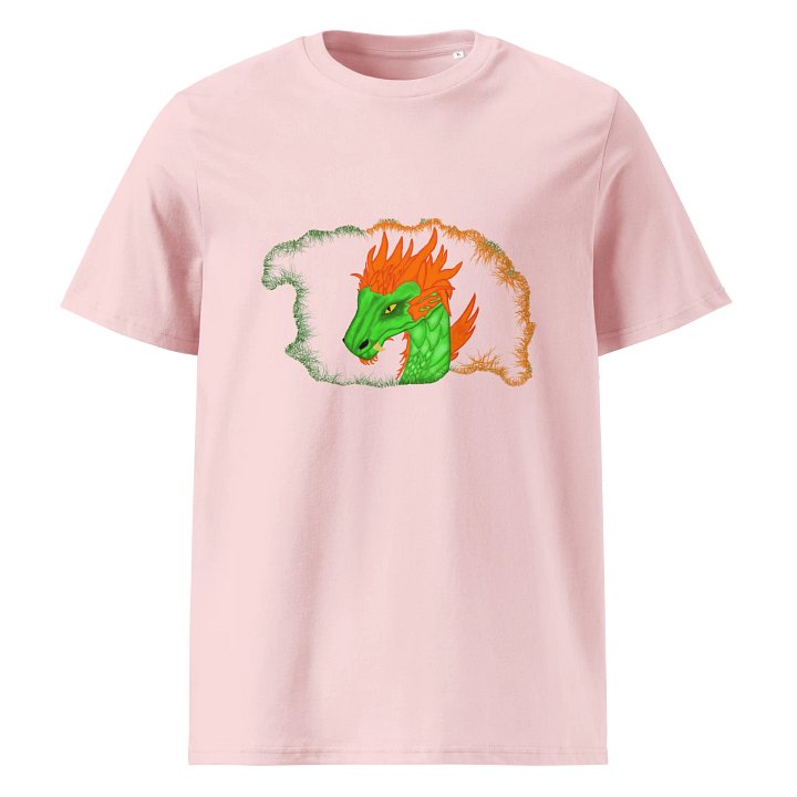 Flaming Dragon Unisex Organic T-Shirt product image (1)