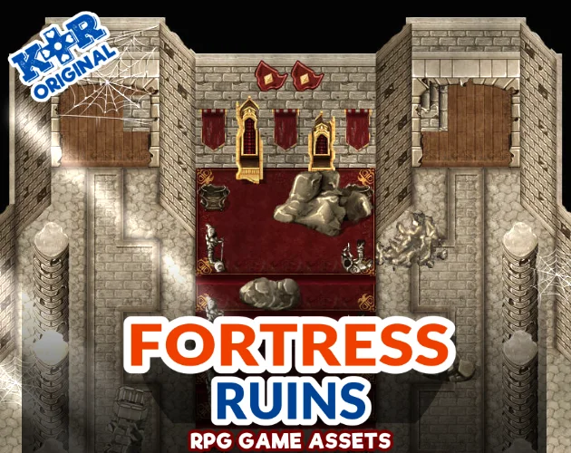 KR Fortress Ruins Tileset for RPGs product image (1)