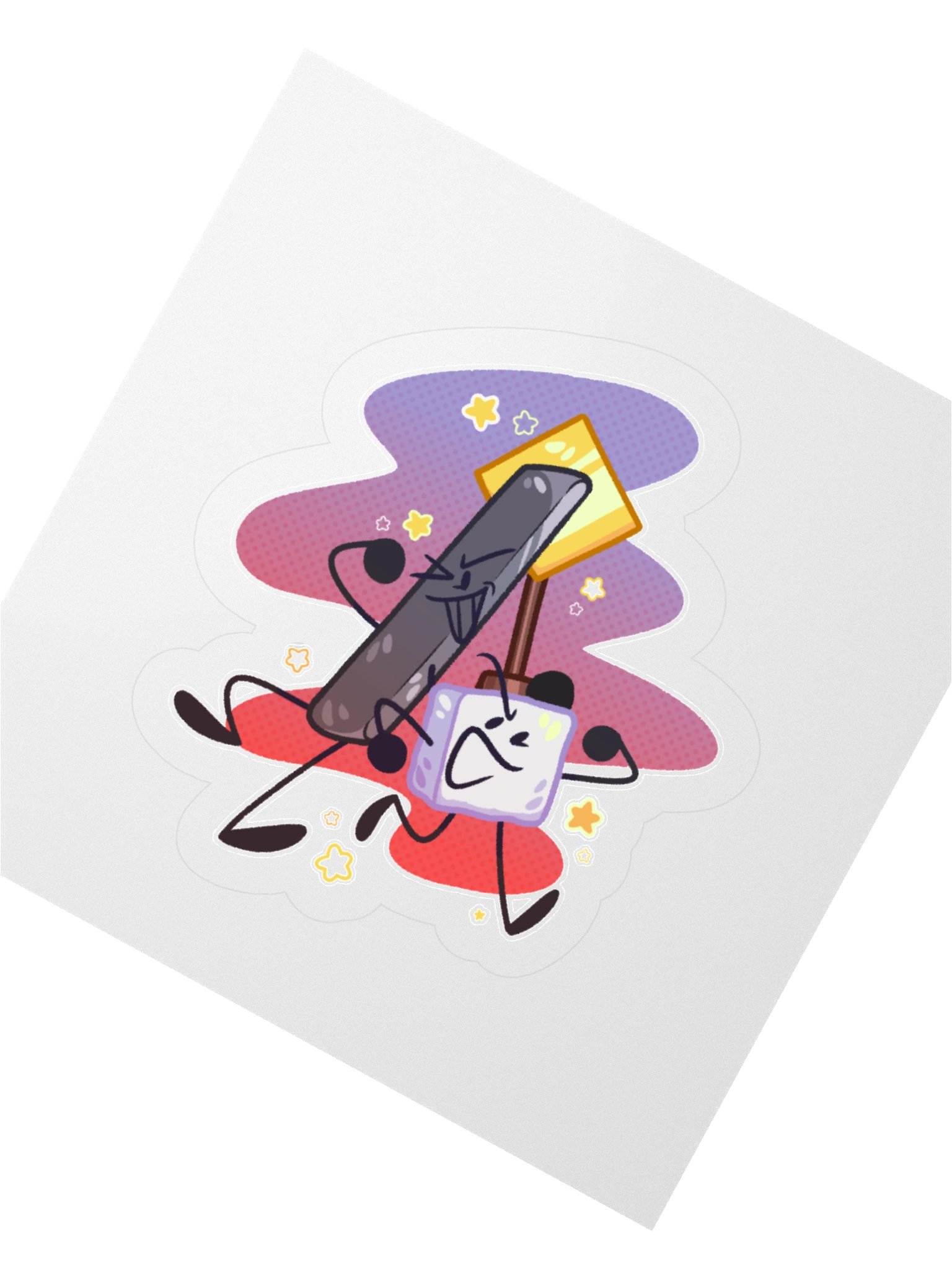 John & Snowy Sticker | The leo Shop