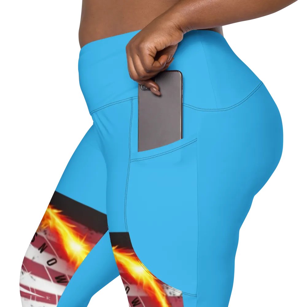 Leggings w pockets deep sky blue product image (7)