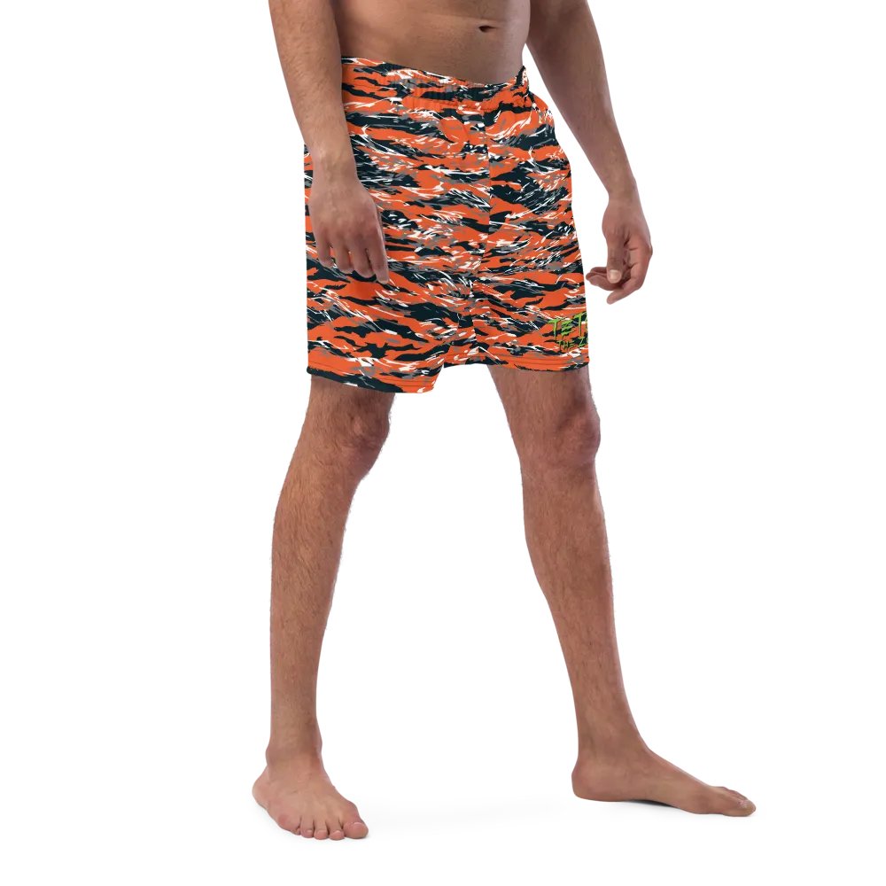 Tiger Camo Swim Trunks product image (8)