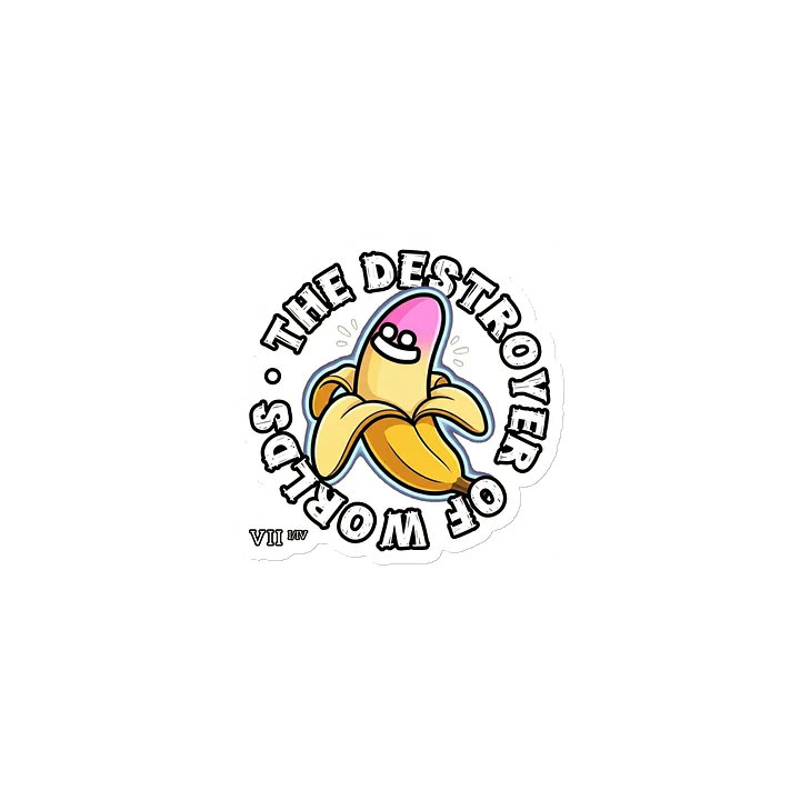 Destroyer of Worlds Banana — Die-Cut Magnet by Moon Fox product image (1)