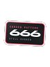 Cursed Pattern 666 Die-Cut Sticker