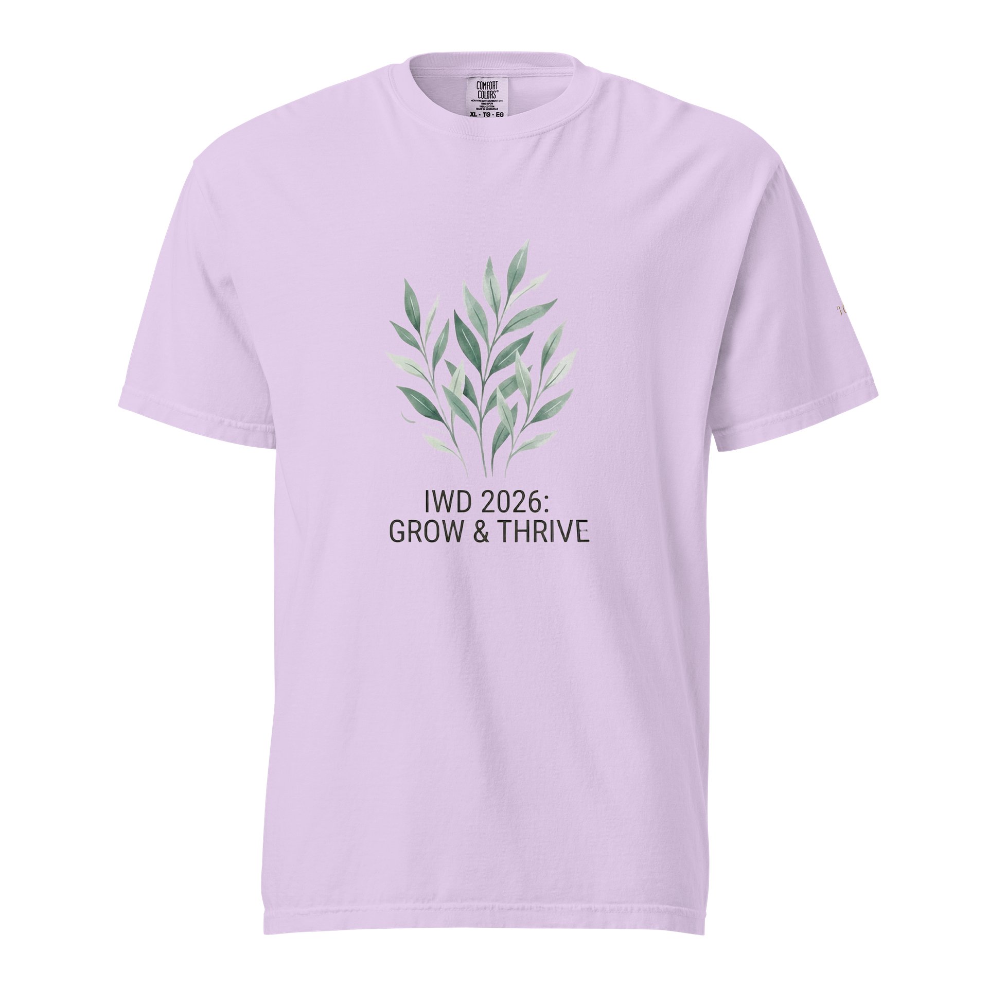 The "Grow & Thrive" Oversized Tee (Lavender) product image (3)