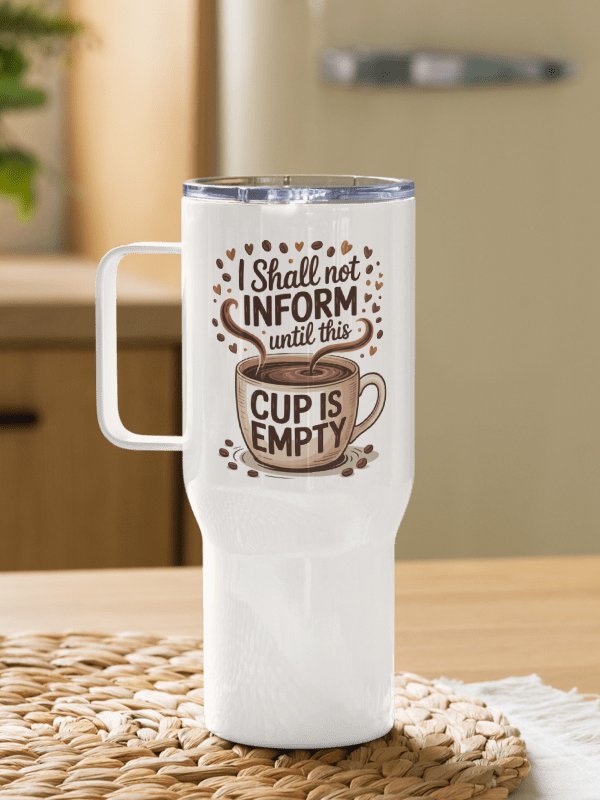 No Informing Before Coffee Human Design Manifestor Travel Mug product image (6)