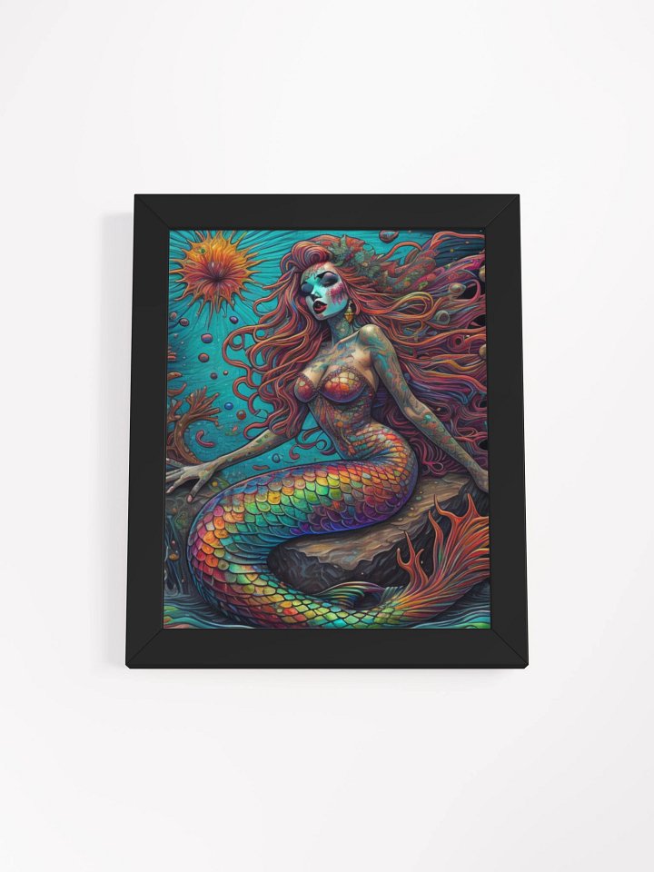 Whimsical Mermaid Dreams Framed Poster product image (1)