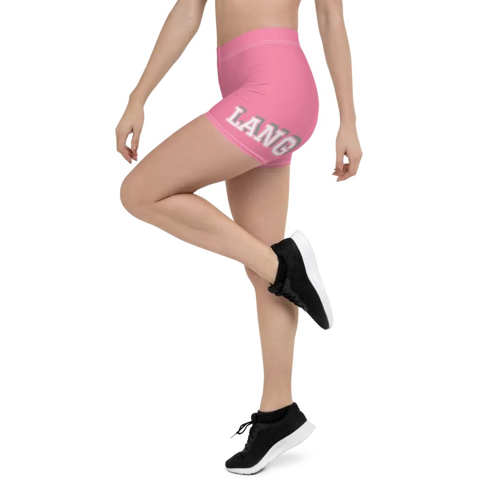 Lang Lang - Infamous Pink Yoga Shorts product image (12)