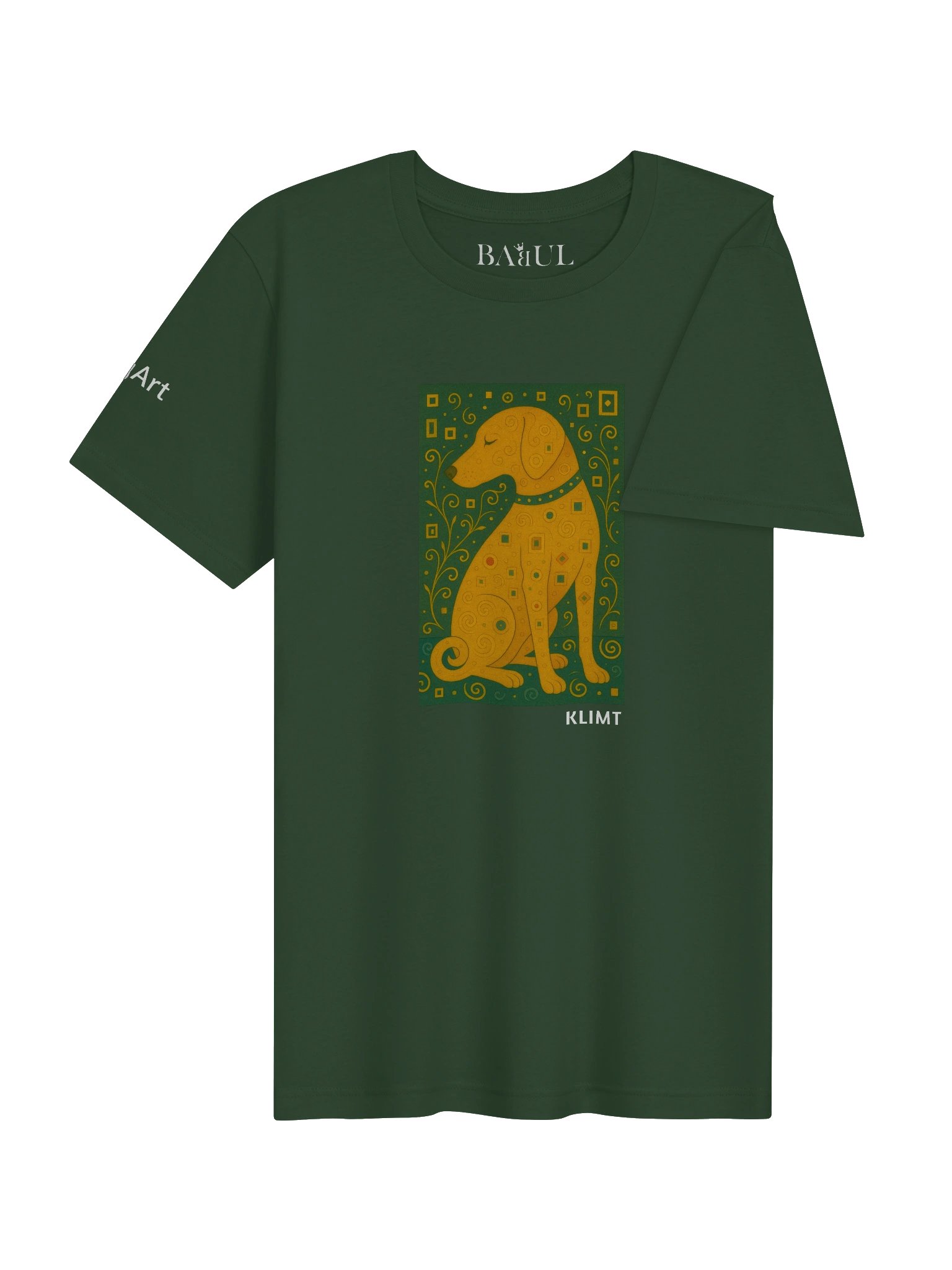 DOGART Unisex Jersey Dog T-Shirt - KLIMT - Iconic Painting Reimagined with Dogs product image (3)