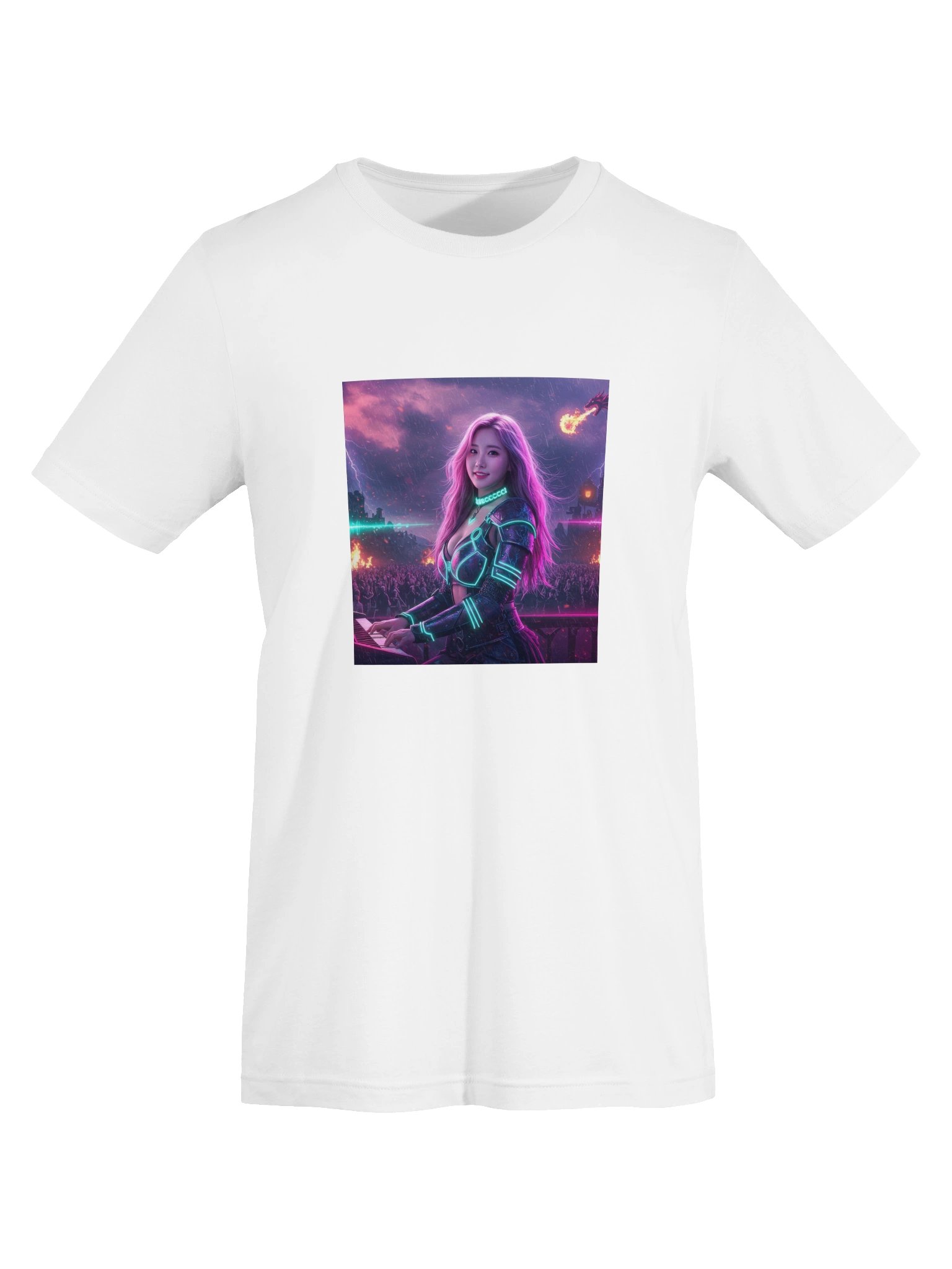 Deltasona Unisex Supersoft Cotton T-Shirt - White product image (5)
