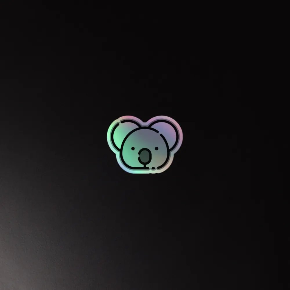 Koala Dream Holographic Sticker product image (2)