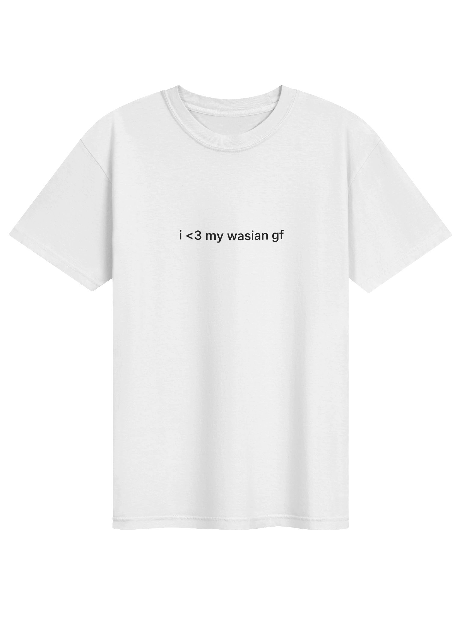 i <3 my wasian gf t shirt product image (1)