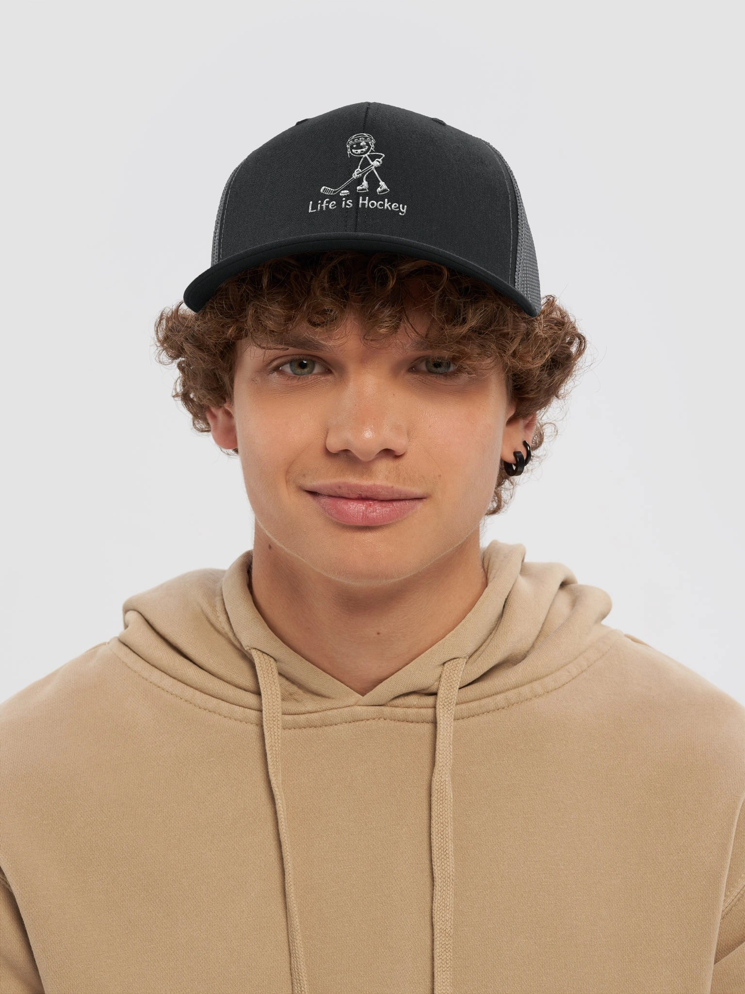Life Is Hockey Trucker Hat (Dark) product image (13)