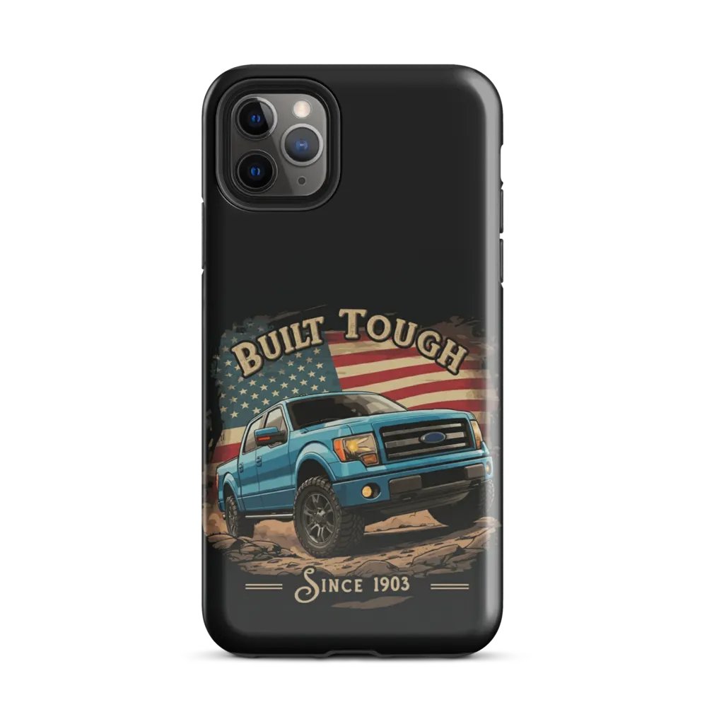 American Built Pickup Tough iPhone Case product image (2)