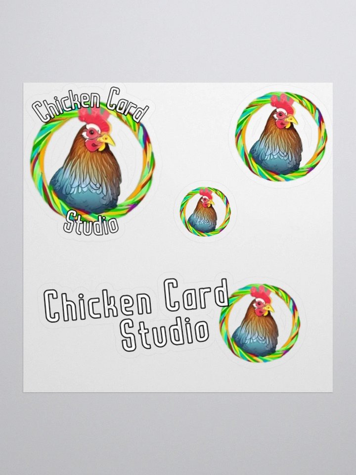 Chicken Card Stickers product image (1)