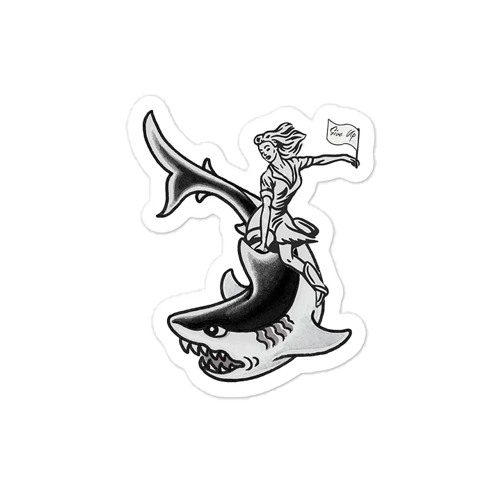 Shark RIder Vinnyl Decal product image (1)