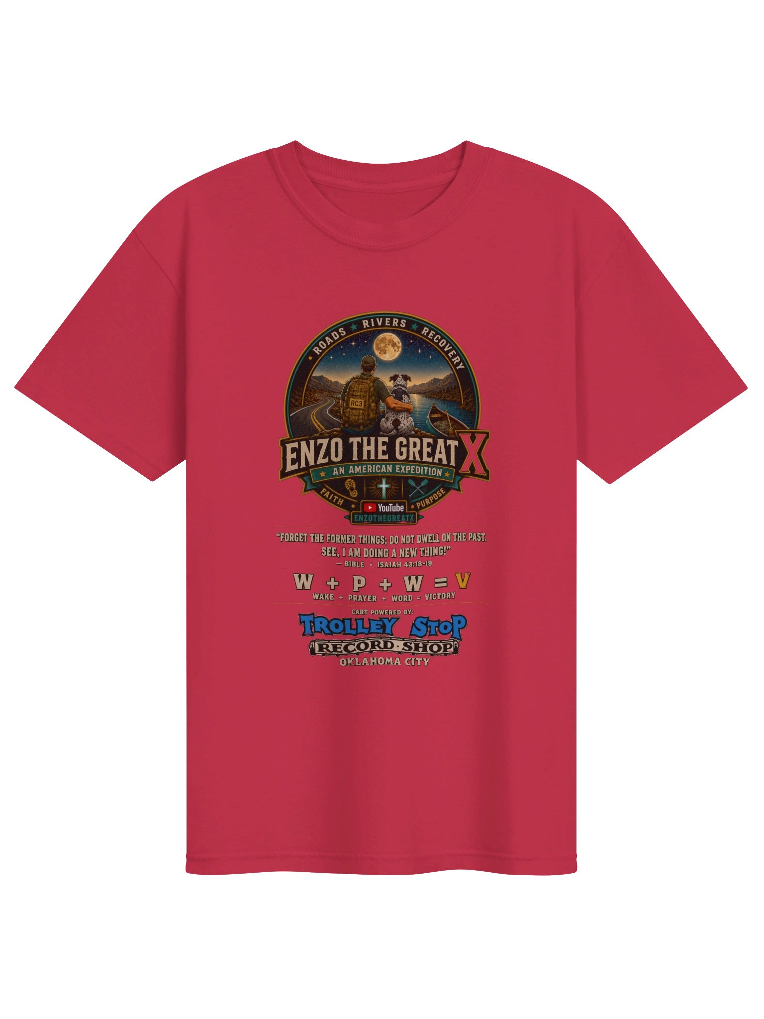 Enzo The Great X — Roads • Rivers • Recovery Tee product image (1)