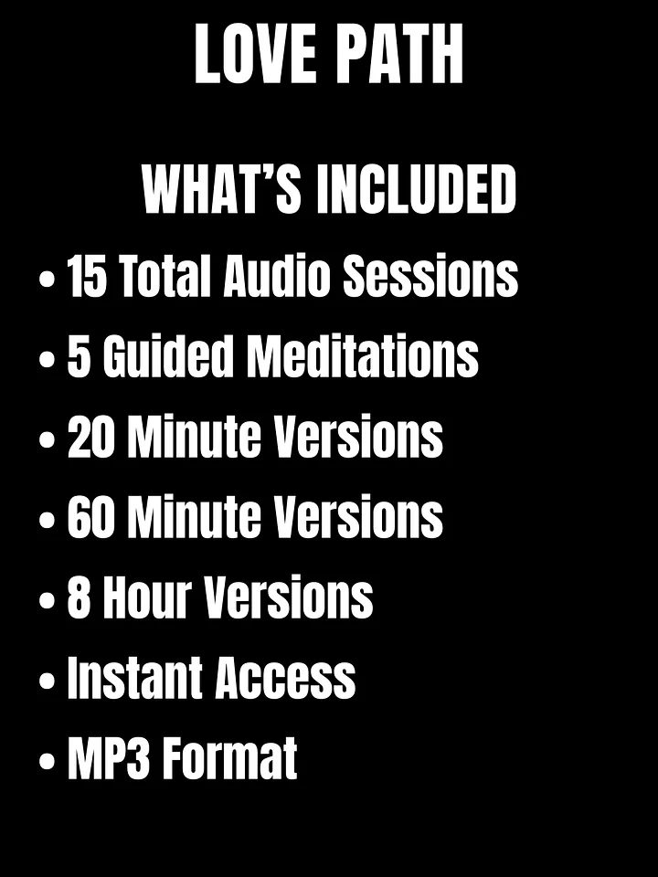 The Love Path – Guided Identity Meditation Series product image (2)