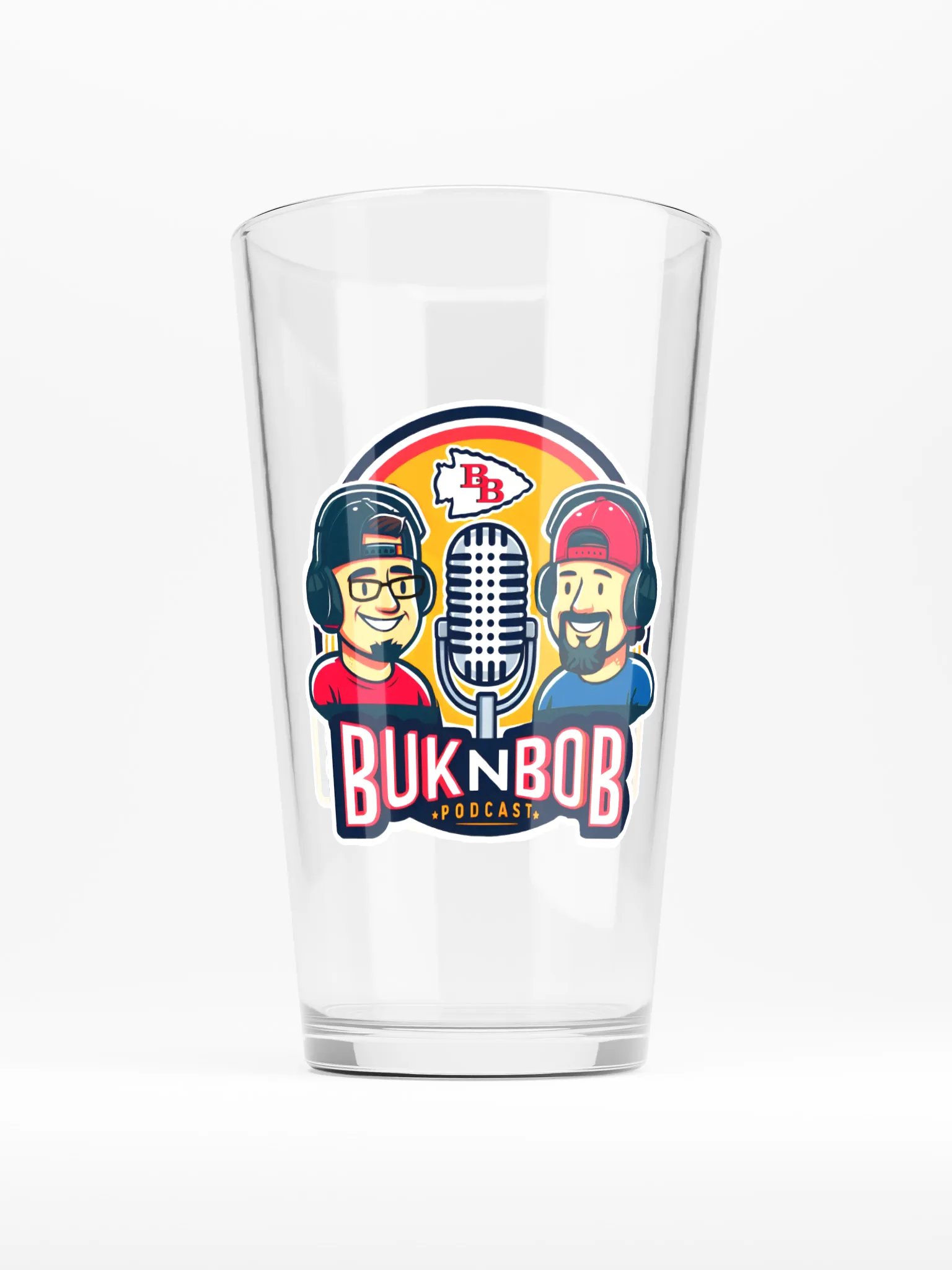 BUK N BOB Podcast Pint Glass Set product image (2)