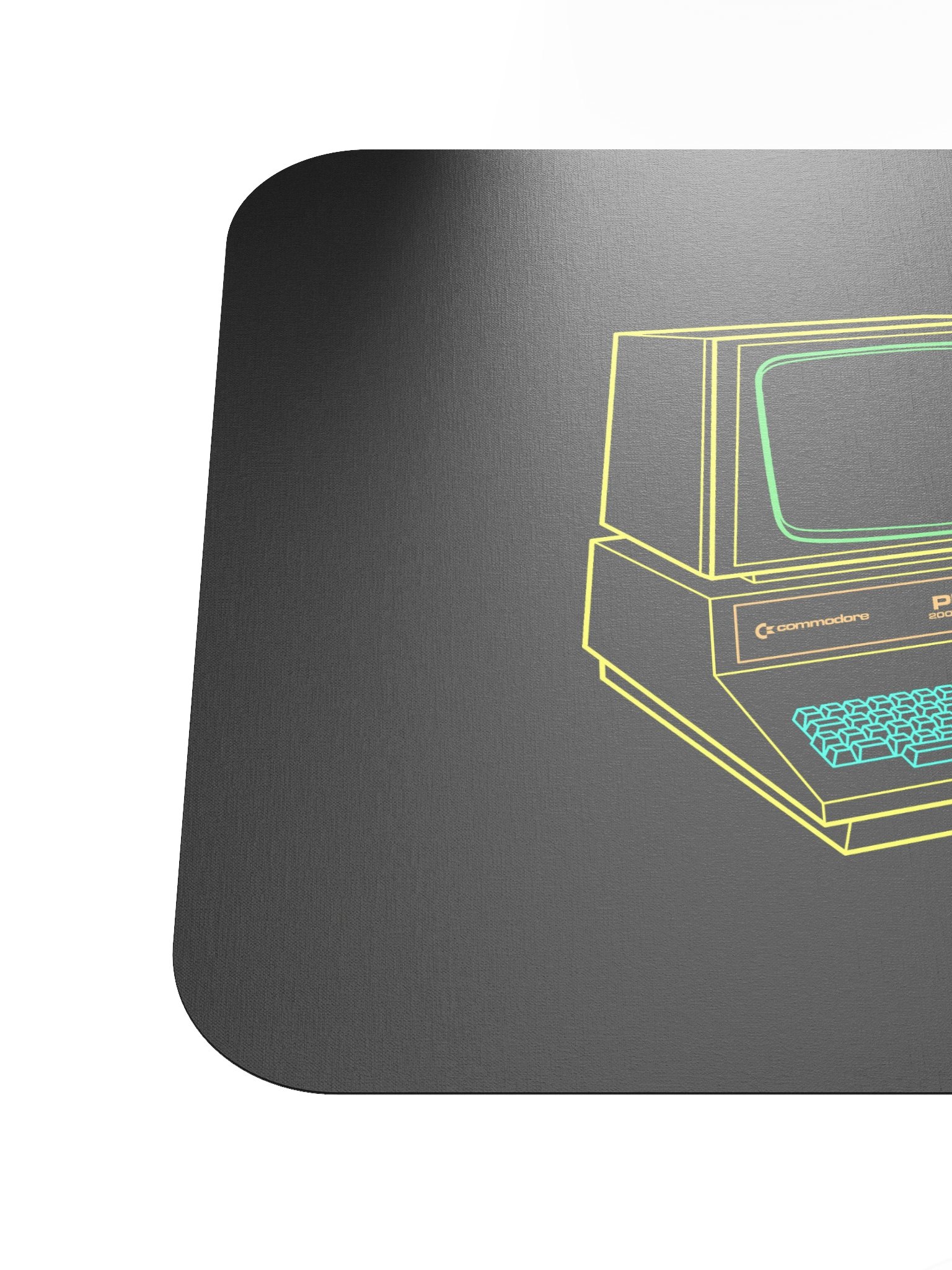 Black Commodore PET Computer Line Art Mouse Pad product image (6)