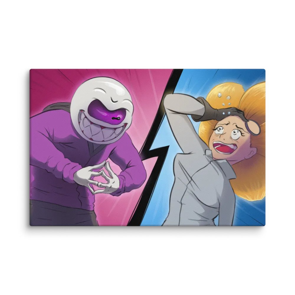 AzFk Vs. Dr. Eliana Volt: Canvas product image (1)