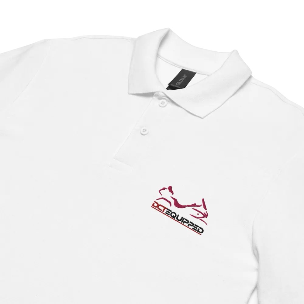 DCT Shadow Wing Polo Shirt White/Red product image (4)