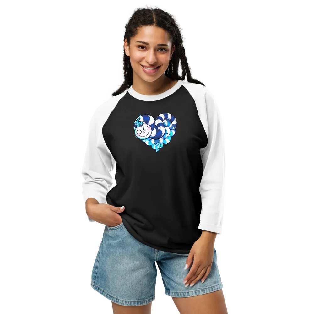 Heart Worm Jersey Raglan Tee. product image (8)